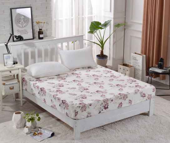 Простыня Valtery "PCT-R-288", 160x200, сатин, на резинке (PCT-R-288-1784)