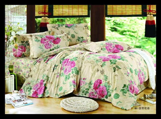 Постельное белье Valtery "C-146", семейный, сатин (C-146-1255)