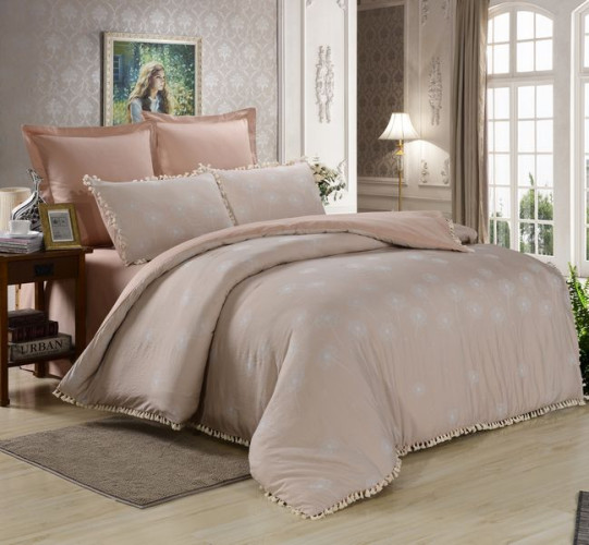 Постельное белье Фамилье "TJ-22", семейный, сатин (TJ-22-1255)