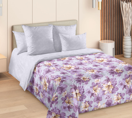 Постельное белье Королевское искушение (Текс-Дизайн) "Джинни 2", евро, сатин, на молнии (7378В661572)