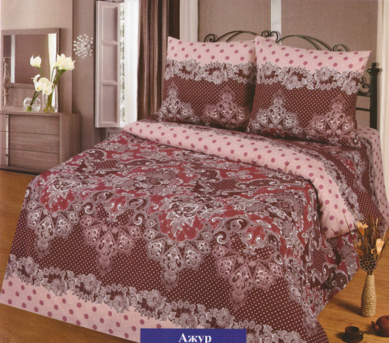 Постельное белье Чебоксарский Текстиль "Agur130", 1.5-спальный, бязь (Agur130-282)