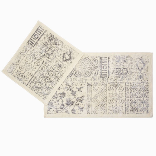 Набор ковриков Arya Home "Otantik", 60x100, 50x60, хлопок, 2 шт (8680943078582)