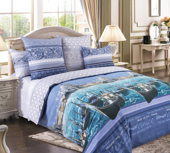 Постельное белье Белиссимо (Текс-Дизайн) "Венеция 3", 1.5-спальный, поплин (1150ЛН192853)