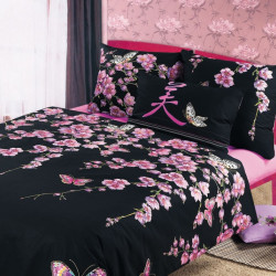 Постельное белье Белиссимо (Текс-Дизайн) &quot;Сакура 1&quot;, семейный, поплин (6100ЛН91851)