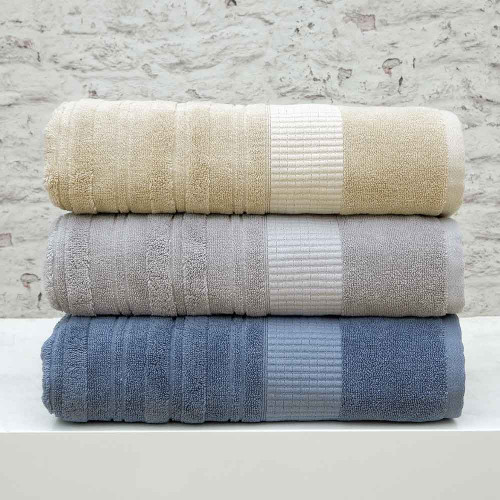 Полотенце Arya Home "Lines", банное, 70x140, махровая ткань (8680943211651)