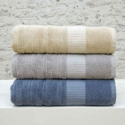 Полотенце Arya Home "Lines", банное, 70x140, махровая ткань (8680943211651)