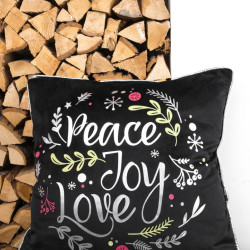 Чехол на подушку Arya Home "Peace", 45x45, полиэстер (8680943222084)