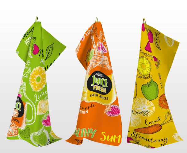 Набор полотенец вафельных Valtery "Фреш", 50x60, хлопок, 2 шт (10078-1-2171)