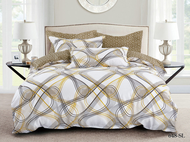 Постельное белье Cleo "Satin Lux 648-SL", евро, сатин (31/648-SL)