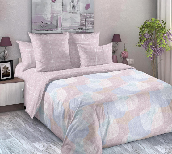 Постельное белье Королевское искушение (Текс-Дизайн) "Степ 1", евро, перкаль, на молнии (4276ЧН661151)