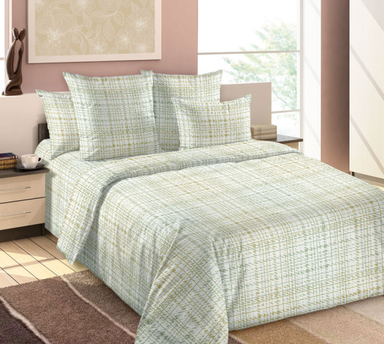 Простыня Королевское искушение (Текс-Дизайн) "Ромашки компаньон 1", 140x200, перкаль, на резинке (Р112П1123320)