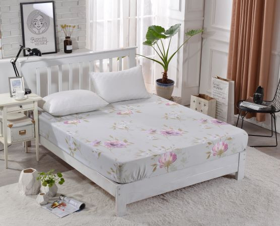 Простыня Valtery "PCT-R-287", 200x200, сатин, на резинке (PCT-R-287-1785)