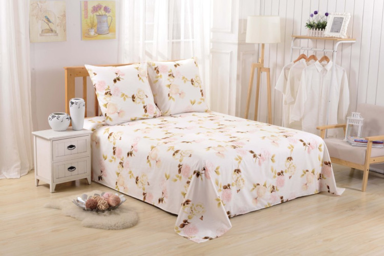 Простыня Valtery "PCR-198", 220x240, сатин (PCR-198-1781)