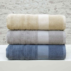 Полотенце Arya Home "Lines", банное, 70x140, махровая ткань (8680943211644)