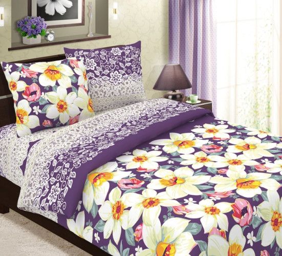 Постельное белье Чебоксарский Текстиль "Narcissy", семейный, бязь (Narcissy-171)