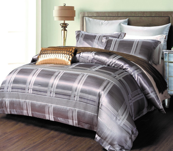 Постельное белье Valtery "L-38", евро, сатин (L-38-1253)