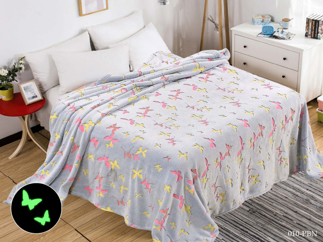 Плед Cleo "BAMBOO NEON", 200x220, велсофт (200/010-PBN)