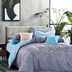 Постельное белье Valtery "RS-270", евро, сатин (RS-270-1253)