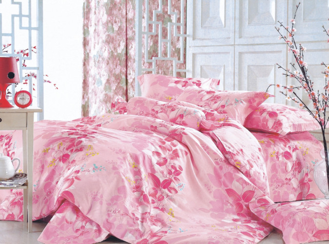 Постельное белье Valtery "C-106", 1.5-спальный, сатин (C-106-1249)