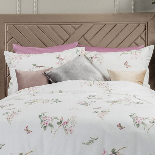 Постельное белье Arya Home "Aleyza", 1.5-спальный, сатин, печатное (8680943081520)