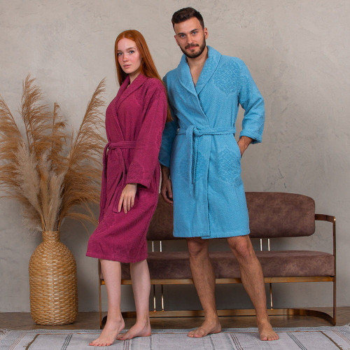 Халат Arya Home "Nube", 2XL, хлопок (8680943108166)