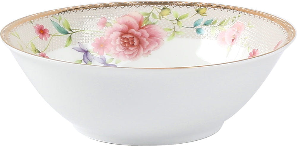 Набор Столовой Посуды Arya Elegant из фарфора, 24 пр. Spring Белый