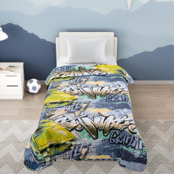 Покрывало Текс-Дизайн &quot;Уличные гонки 1&quot;, детское, 140x210, поплин, стеганое (660731П14021)