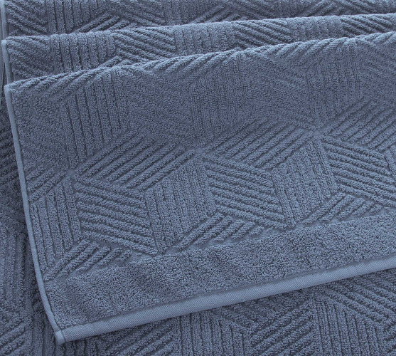 Полотенце Comfort Life (Текс-Дизайн) "Уэльс деним", для ванной, 50x90, махровая ткань (УэлДн50905аи)