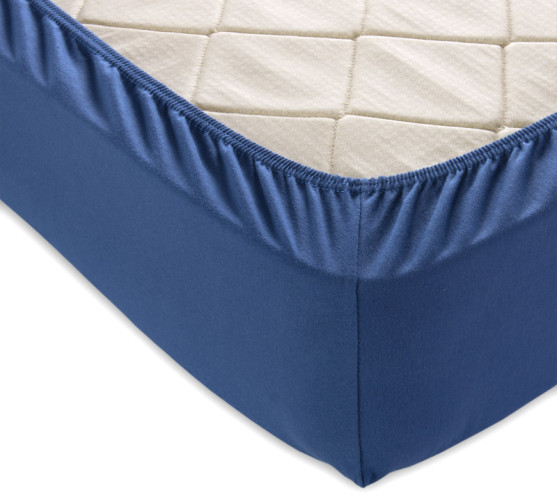 Простыня Текс-Дизайн "Индиго", 160x200, трикотаж, на резинке (Р513Тинд)