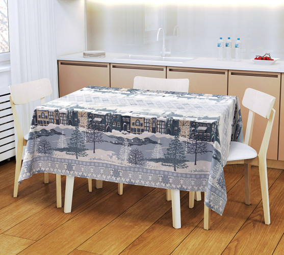 Скатерть Текс-Дизайн "Тихий вечер 1", 145x150, рогожка (С150Р202691)