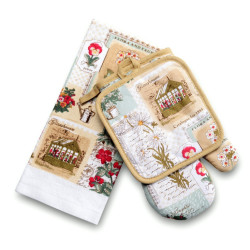 Набор полотенец Valtery "Ретро", кухонные, 38x64, хлопок (Retro-2121)