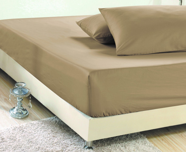 Простыня Valtery "PRC-R-48", 200x200, сатин, на резинке (PRC-R-48-1785)