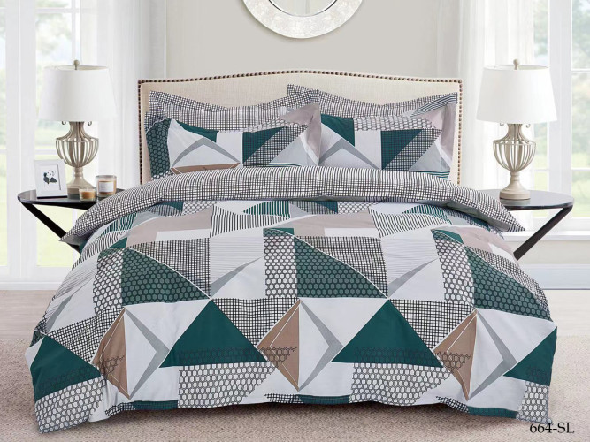 Постельное белье Cleo "Satin Lux 664-SL", 2-спальный, сатин (20/664-SL)