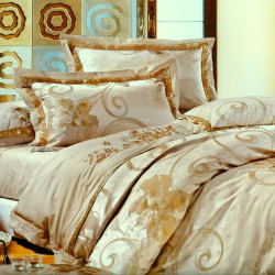 Постельное белье Фамилье "TJ-BEZ-13", 2-спальный, сатин (TJ-BEZ-13-173)