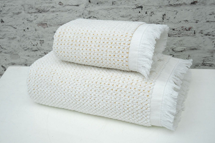 Набор полотенец Arya Home "Merlin", для лица и рук, 50x90, махровая ткань (8680943211095)