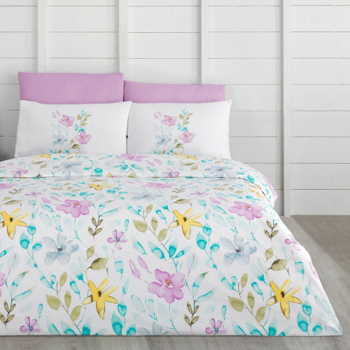 Постельное белье Arya Home "Lulu", 1.5-спальный, ранфорс, печатное (8680943094094)