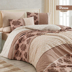 Постельное белье Arya Home "Harem", евро, ранфорс, печатное (8680943053381)