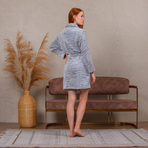 Халат женский Arya Home "Ronit", M, велсофт (8680943065032)