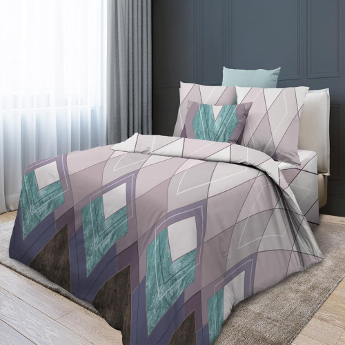 Постельное белье Valtery "AP-103", евро, поплин (AP-103-1253)