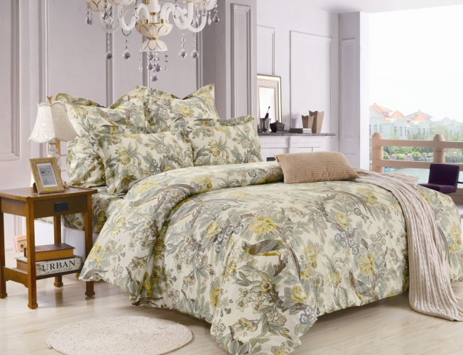 Постельное белье Valtery "C-193", евро, сатин (C-193-1253)