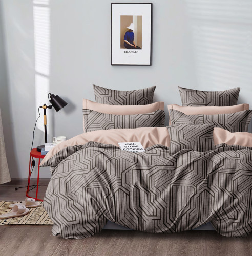 Постельное белье AlViTek (АльВиТек), евро, сатин, на молнии (АльВиТек-CA-6-683)