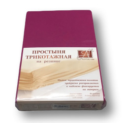 Простыня AlViTek (АльВиТек), 180x200, трикотаж, на резинке (ПТР-ФУК-180)