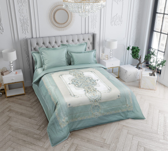 Постельное белье Legends (Текс-Дизайн) "Идеальный вечер", евро, сатин, на молнии (L7323FG22035)