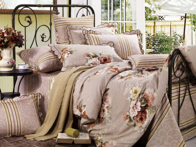 Постельное белье Valtery "C-112", 2-спальный, сатин (C-112-1251)