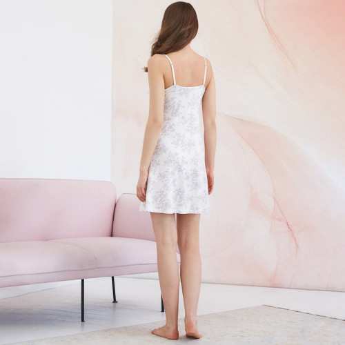 Пижама Туника Arya Кружевная 11492 L Пудровый