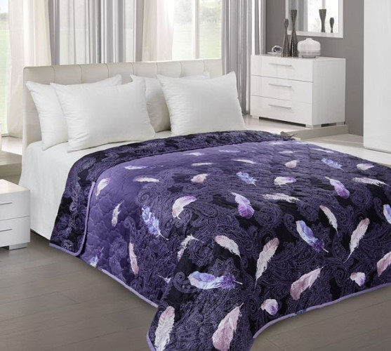 Покрывало Королевское искушение (Текс-Дизайн) "Дуновение 5", 210x220, сатин, стеганое (СТ220203585)