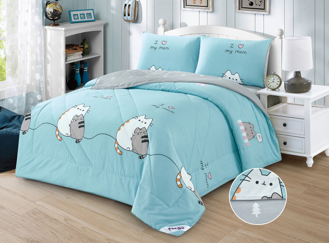 Постельное белье с одеялом Tango (Танго), 1.5-спальный, сатин (W100-73 код1173)