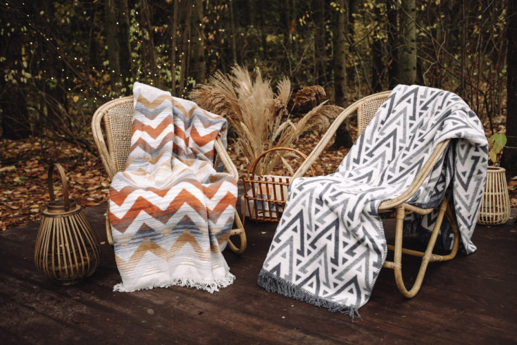 Плед Arya Home "Zigzag", 200x220, хлопок (8680943098283)