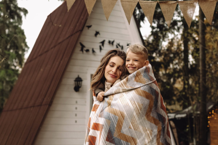 Плед Arya Home "Zigzag", 200x220, хлопок (8680943098283)