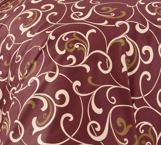 Постельное белье Королевское искушение (Текс-Дизайн) "Вензель 1", евро, сатин, на молнии (4339Н196051)